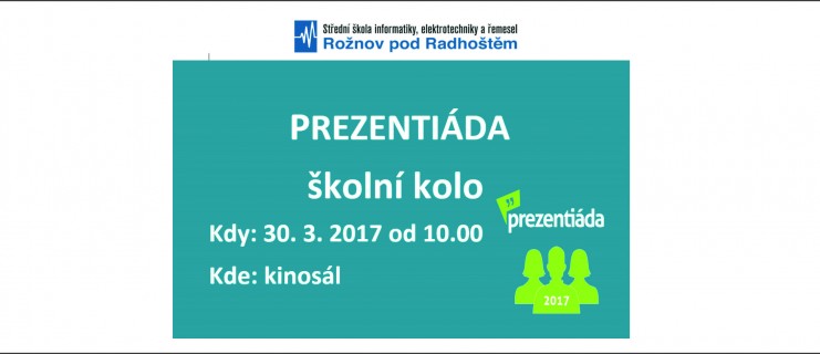 Prezentiáda - školní kolo dne 30. 3. 2017 